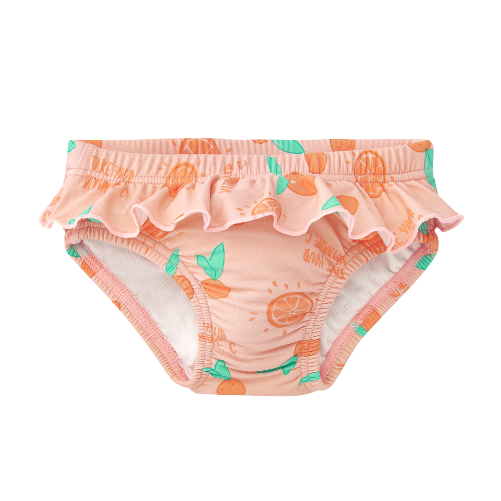 bañador pañal naranjas
