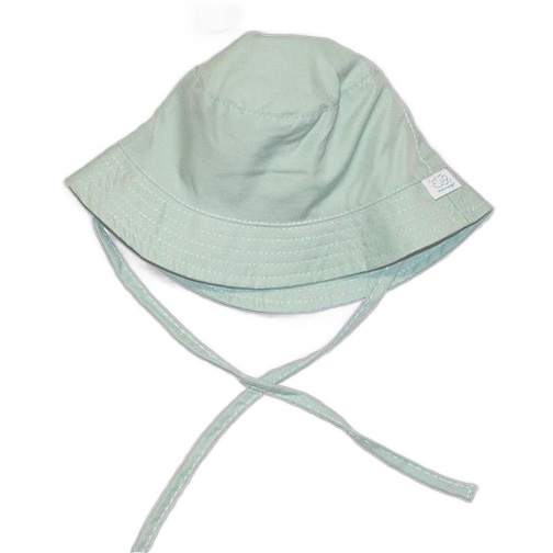 Gorro bebe protección solar menta